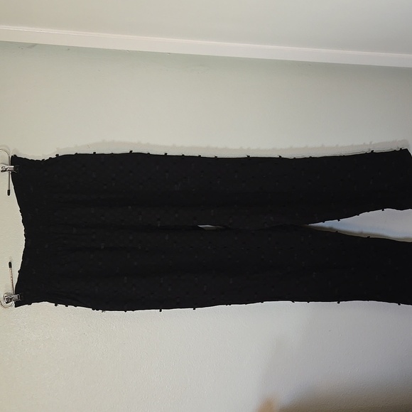 Rachel Comey | Black Swiss Dot Straight Leg Pants Size 8 - Picture 2 of 9